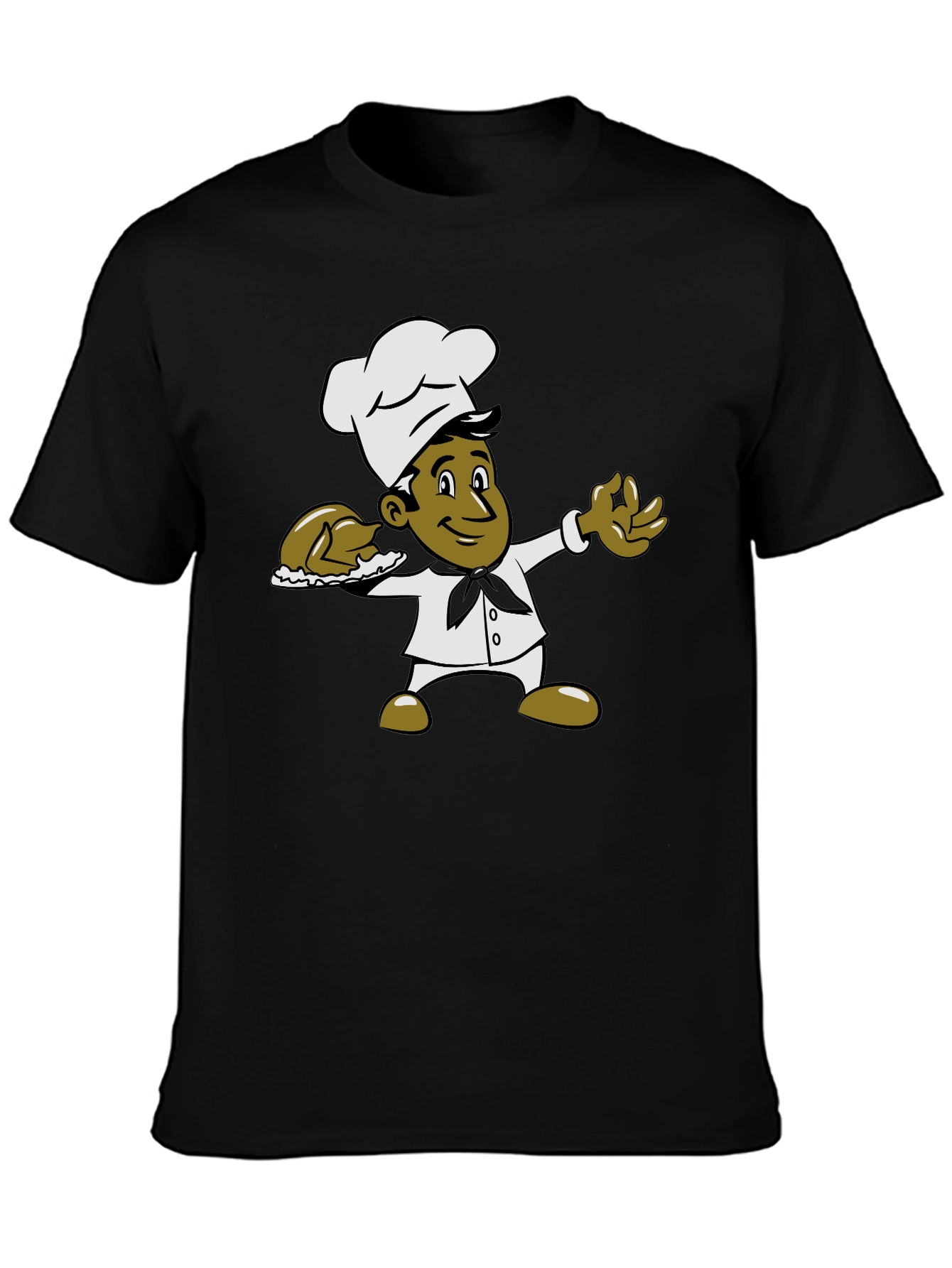 Chef Graphic Black T-Shirt