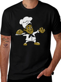 Chef Graphic Black T-Shirt