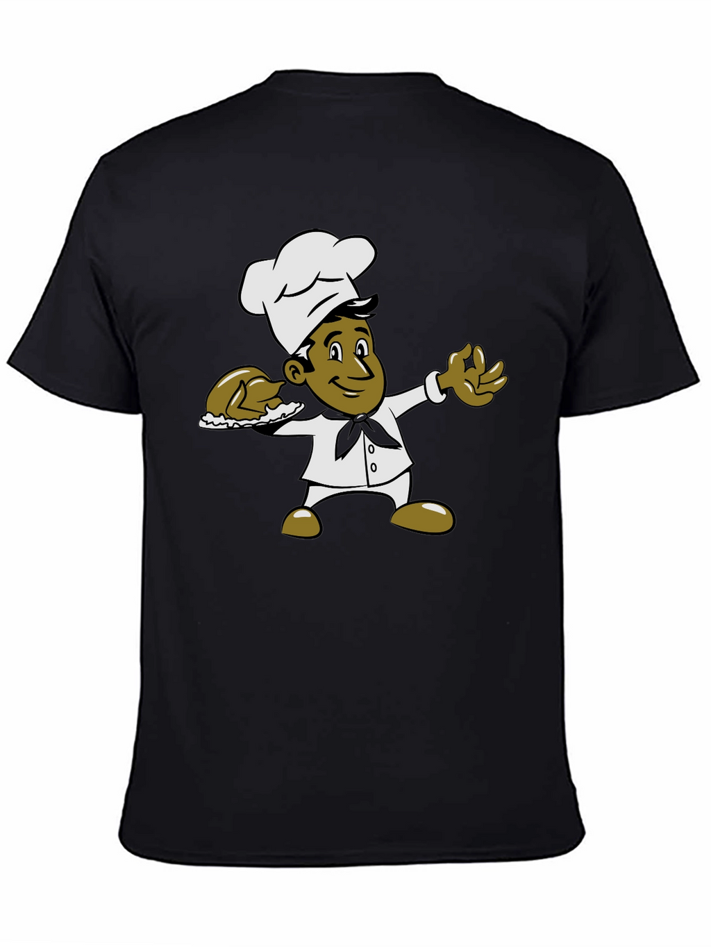 Chef Graphic Black T-Shirt