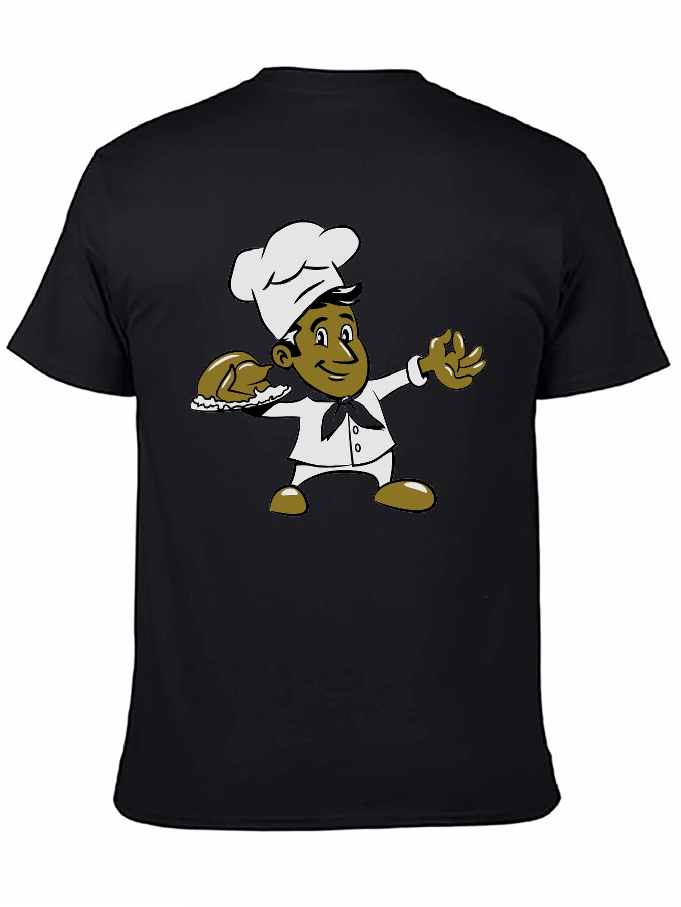 Chef Graphic Black T-Shirt