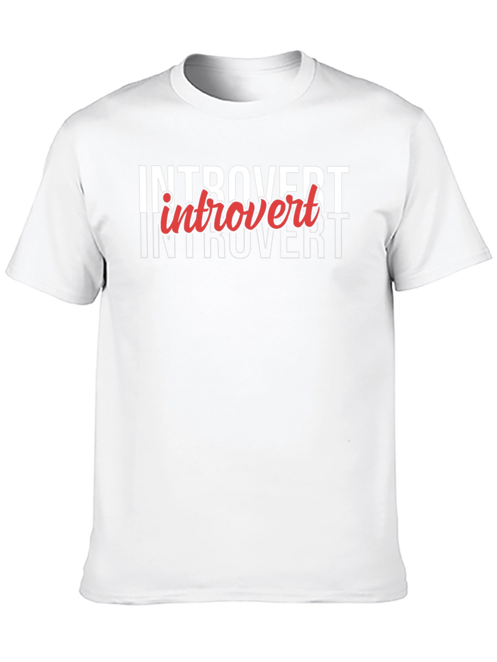 Introvert Graphic T-Shirt - Cool Black Tee