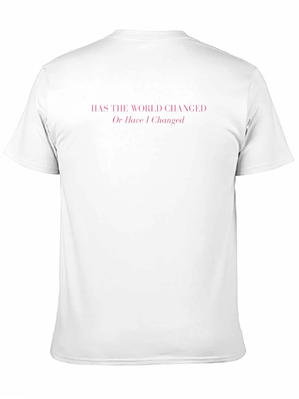 Pink Quote Black T-Shirt