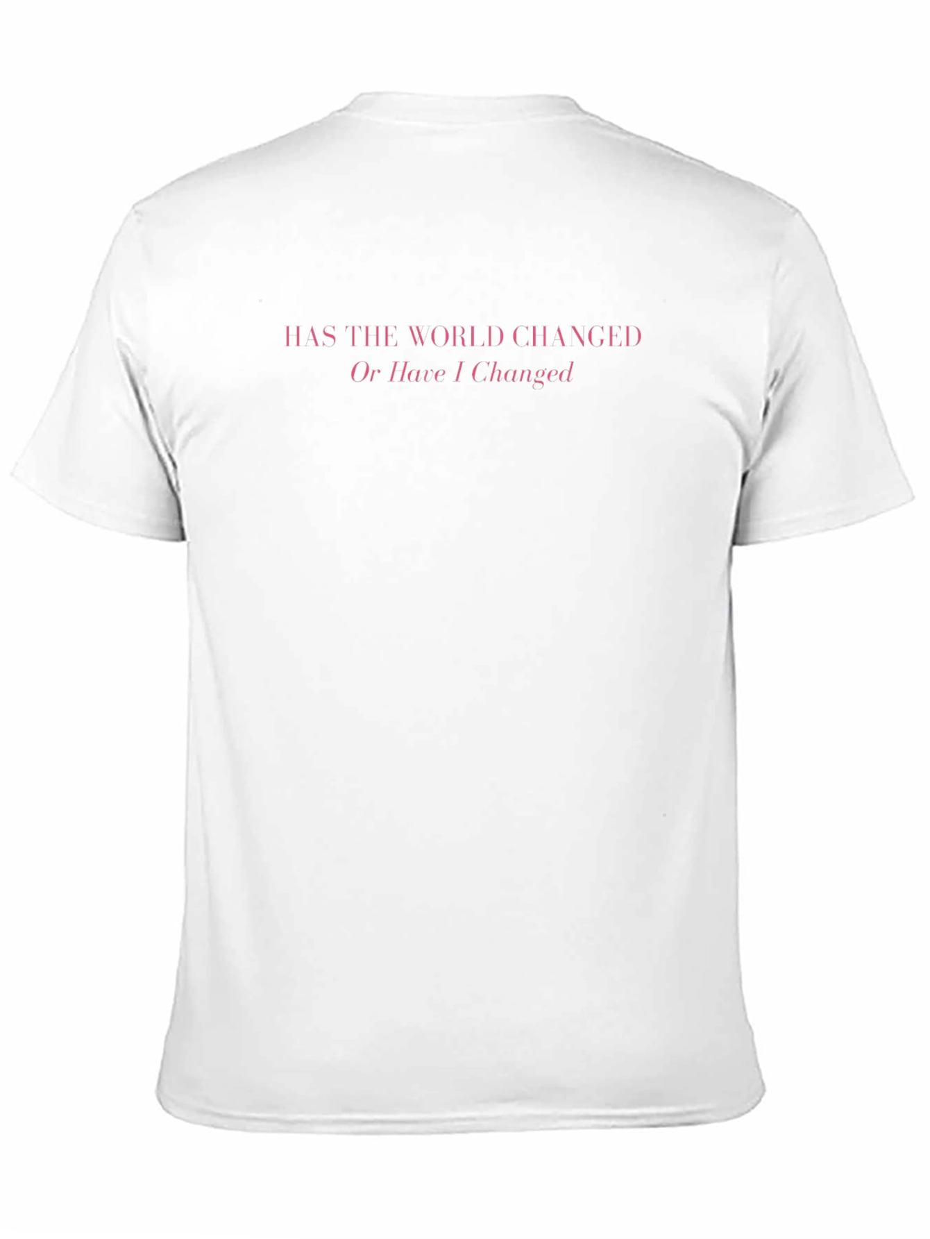 Pink Quote Black T-Shirt