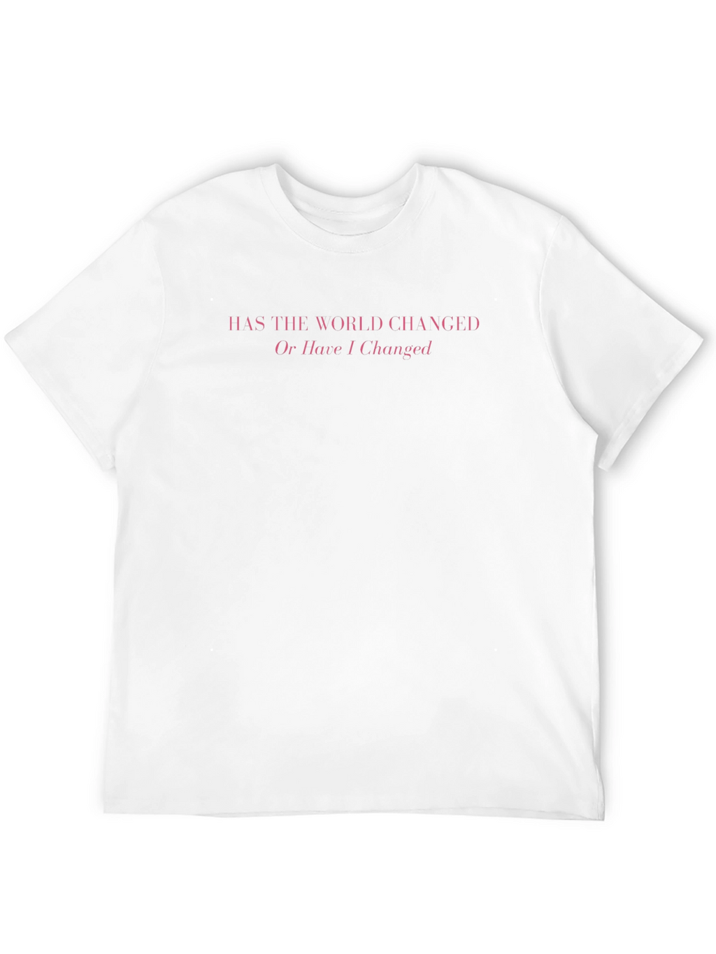 Pink Quote Black T-Shirt