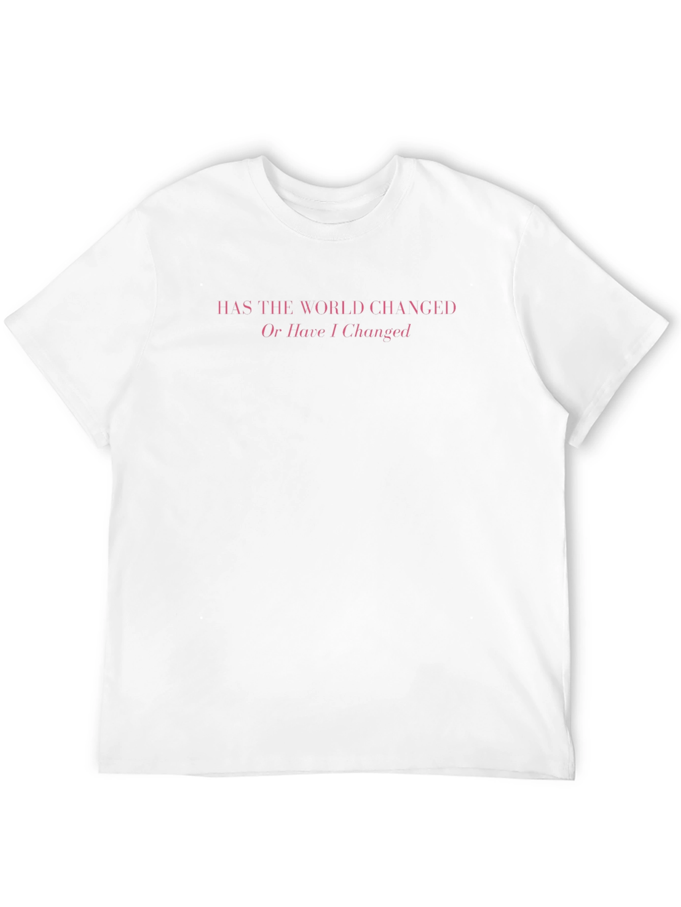 Pink Quote Black T-Shirt