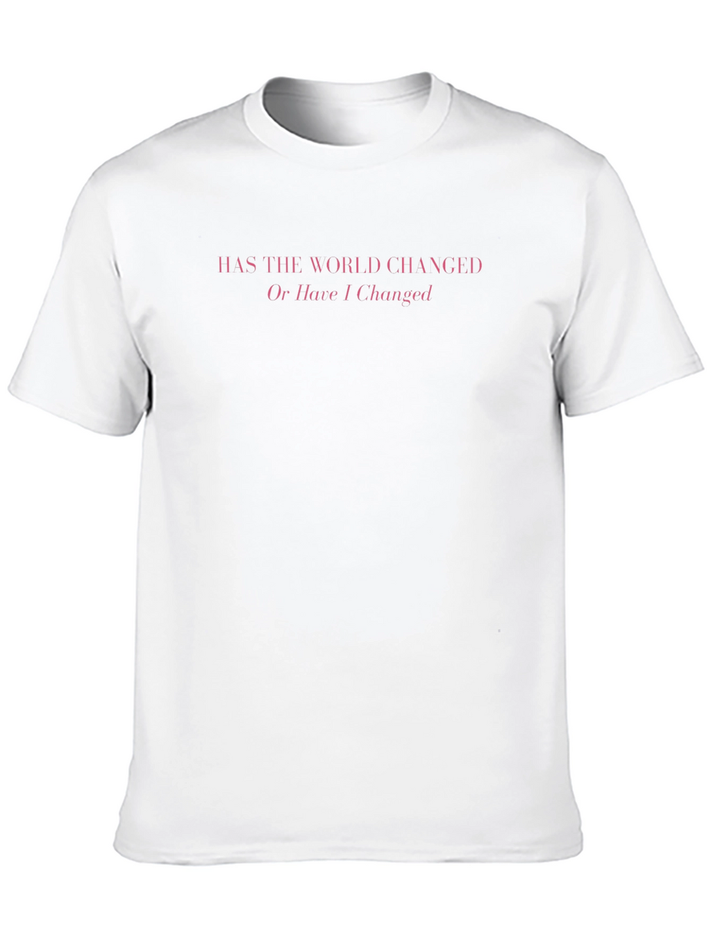 Pink Quote Black T-Shirt