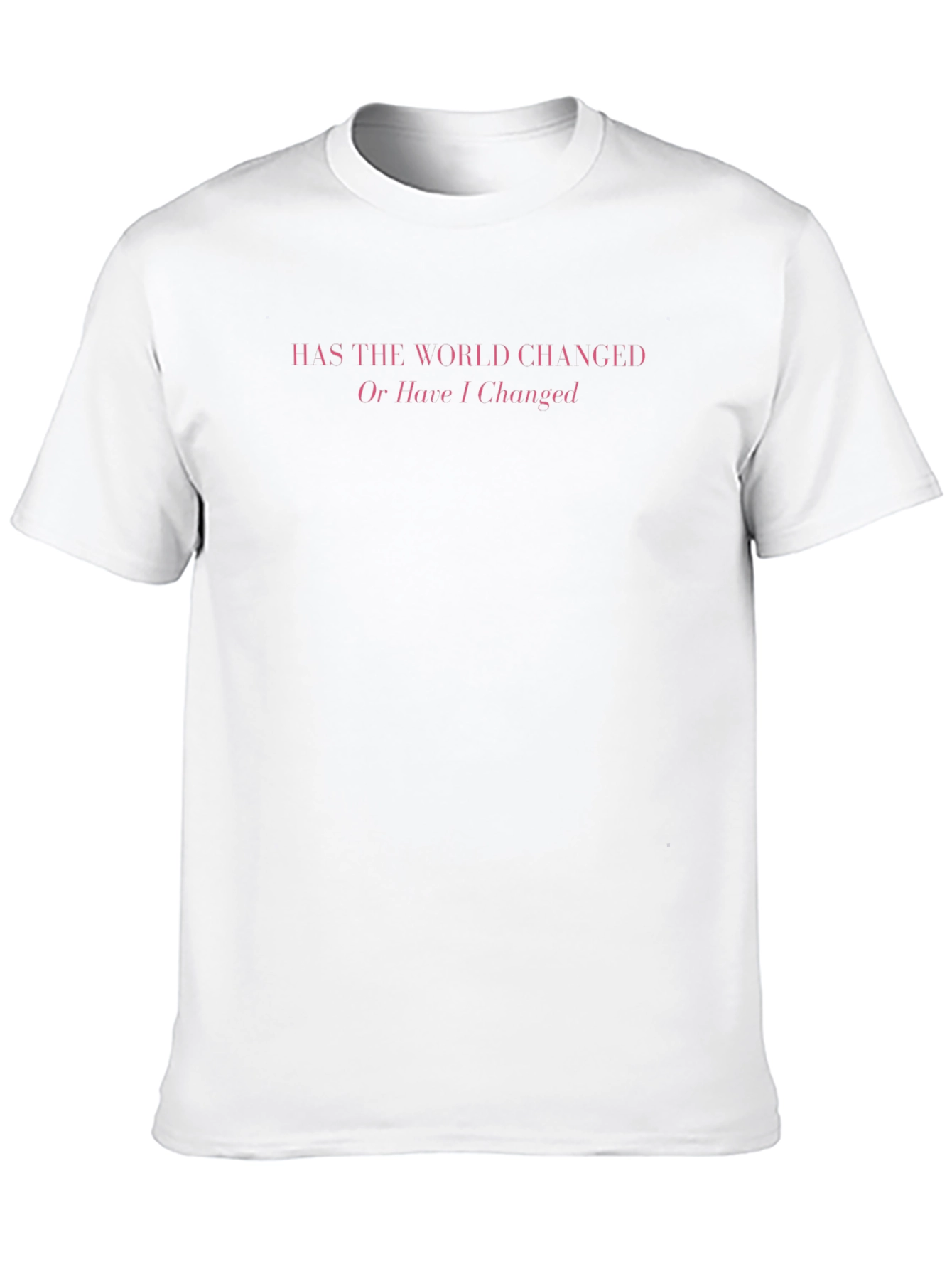 Pink Quote Black T-Shirt