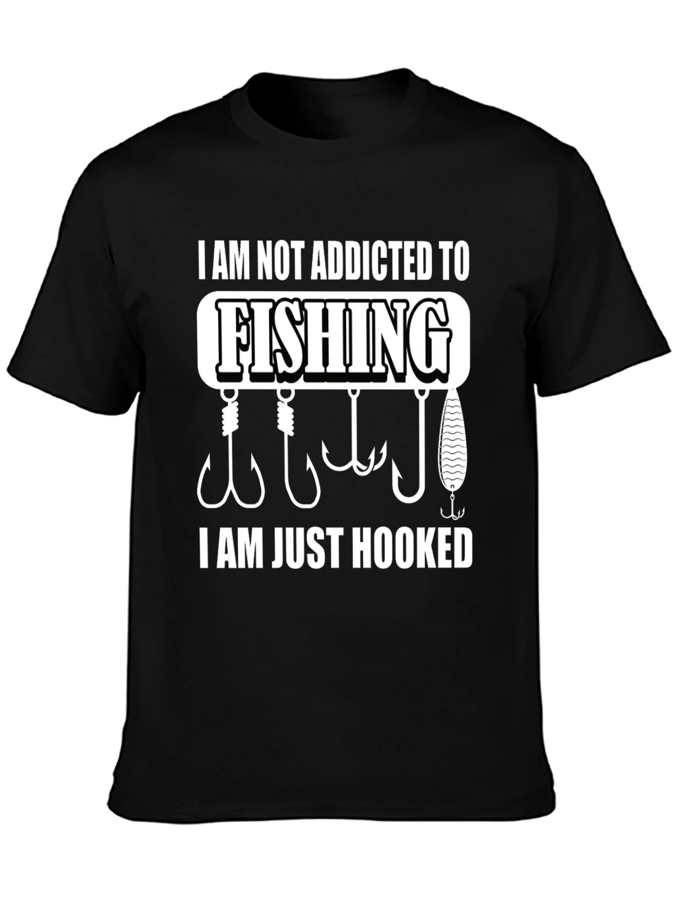 Fishing Hooked T-Shirt - Fisherman Gift Tee