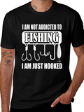 Fishing Hooked T-Shirt - Fisherman Gift Tee