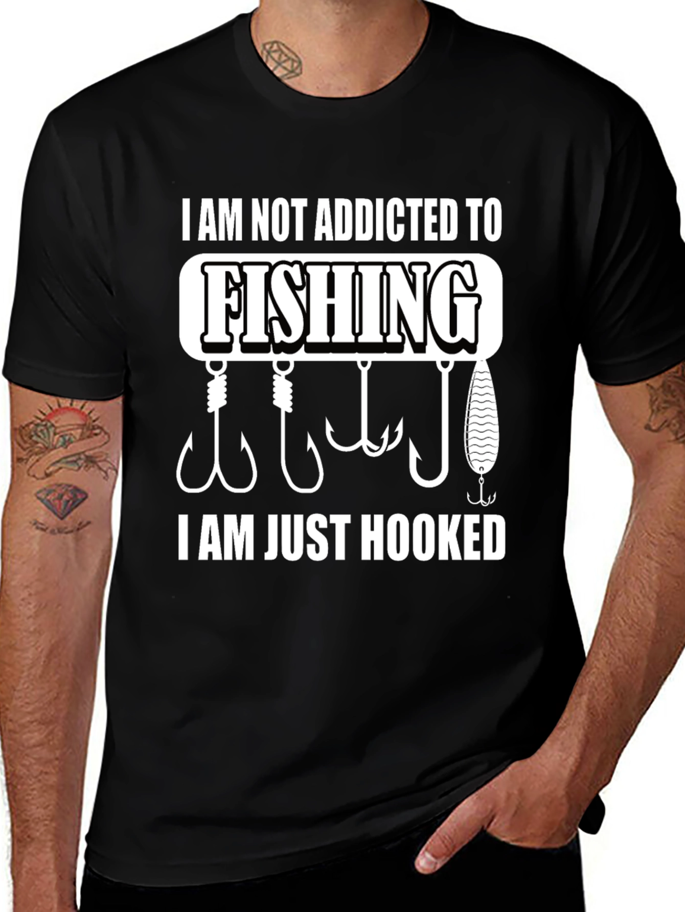 Fishing Hooked T-Shirt - Fisherman Gift Tee