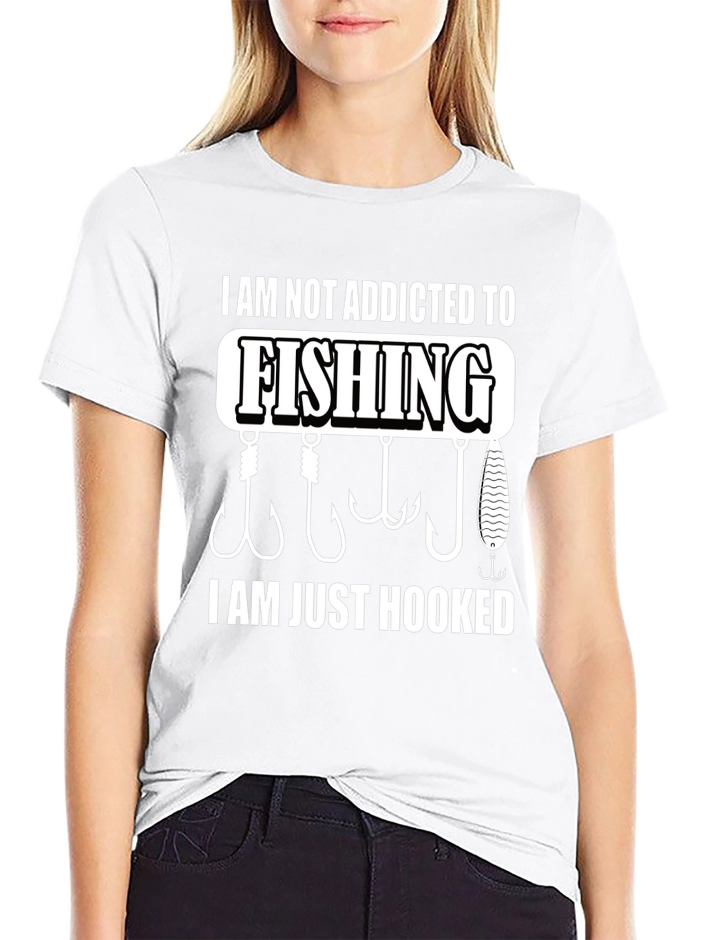 Fishing Hooked T-Shirt - Fisherman Gift Tee
