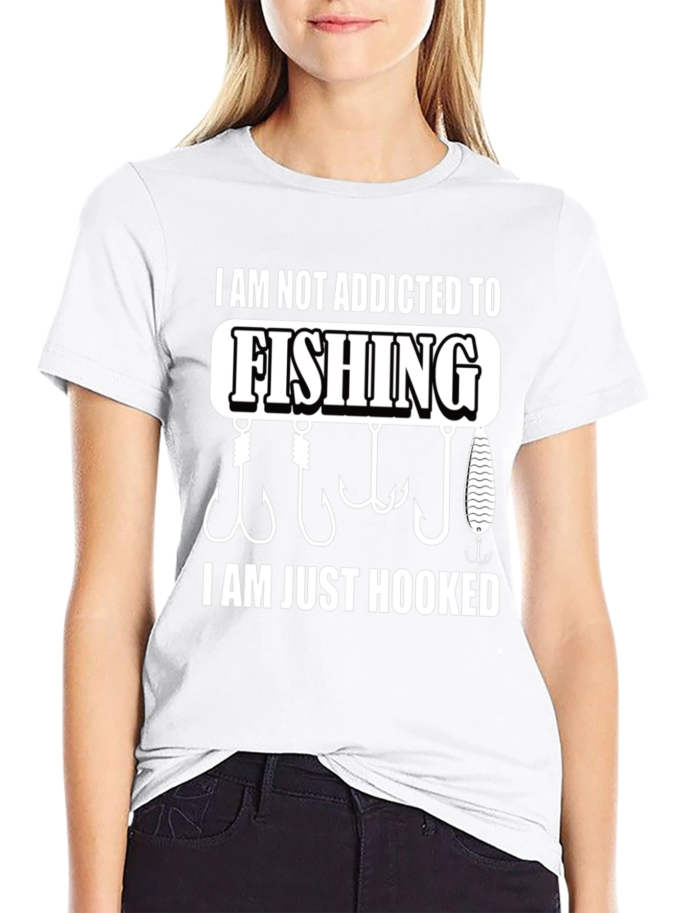 Fishing Hooked T-Shirt - Fisherman Gift Tee