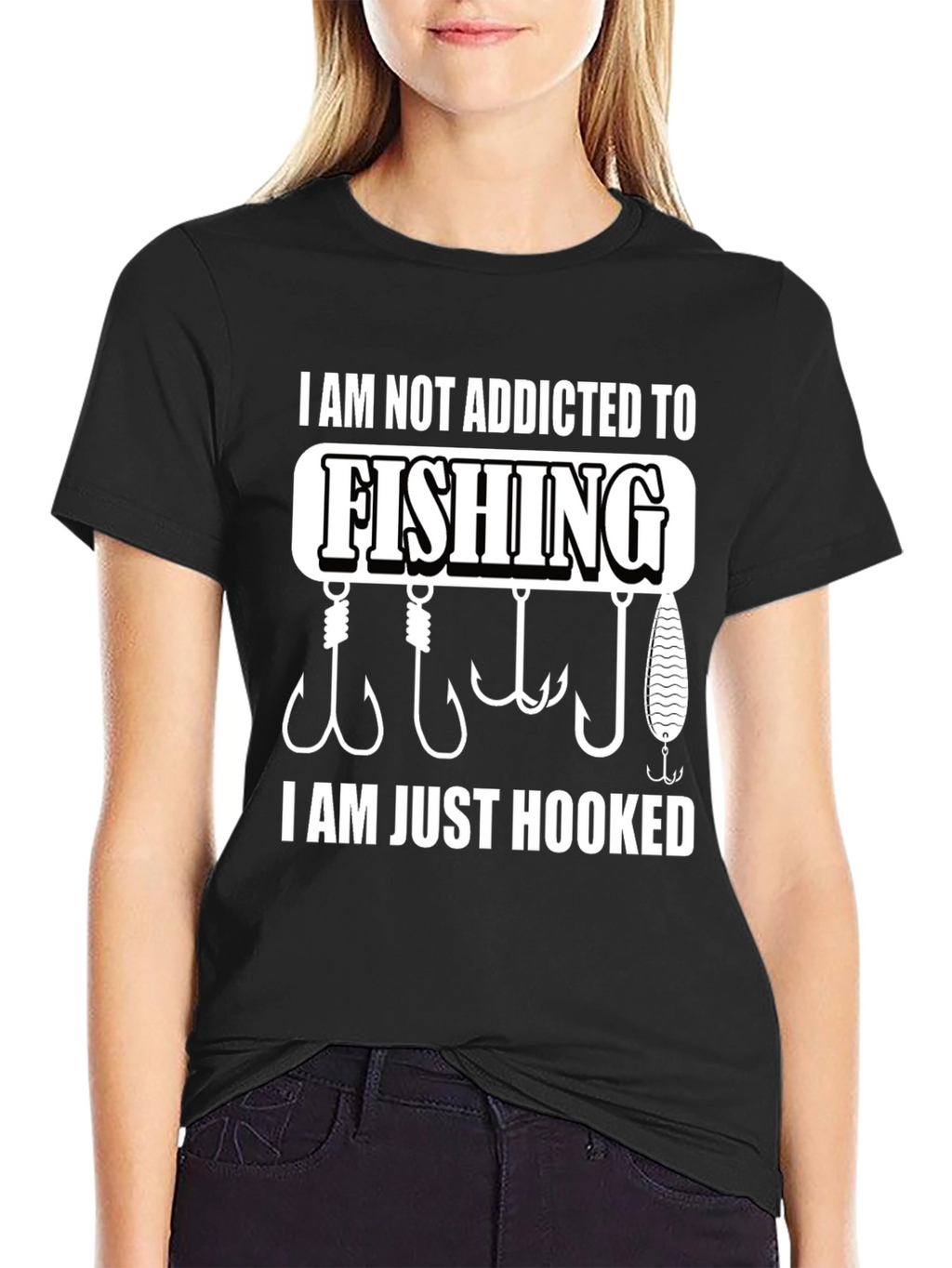 Fishing Hooked T-Shirt - Fisherman Gift Tee