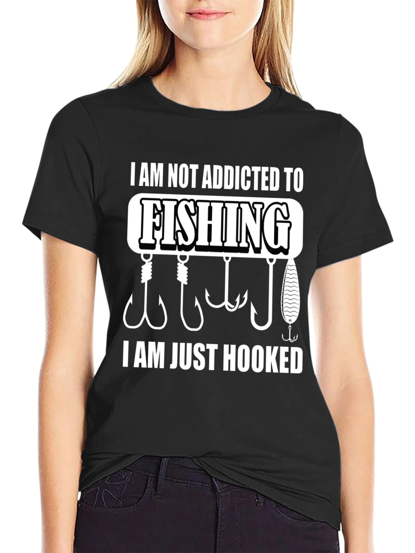 Fishing Hooked T-Shirt - Fisherman Gift Tee
