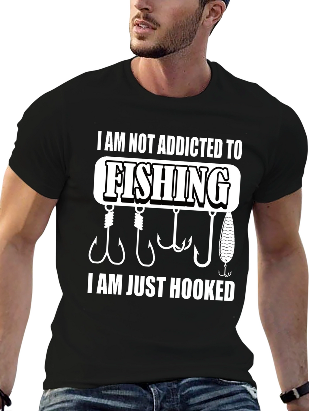 Fishing Hooked T-Shirt - Fisherman Gift Tee