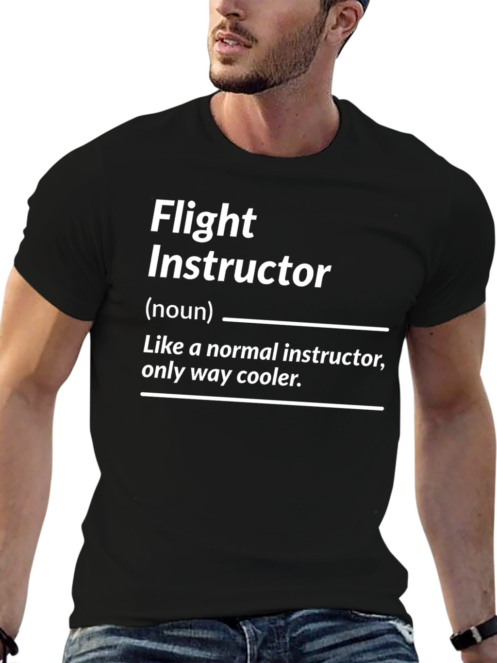 Flight Instructor Definition Graphic Tee