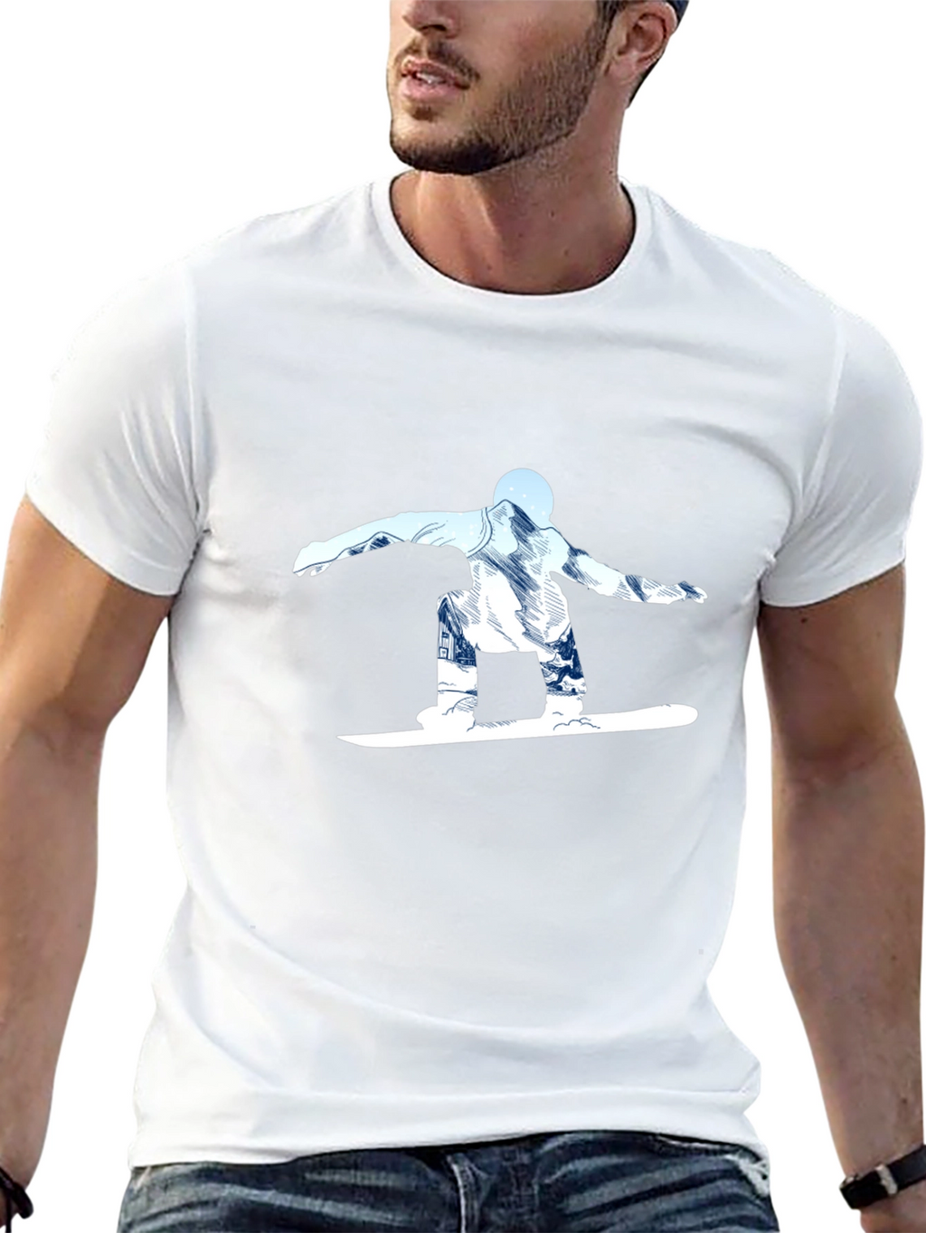 Snowboarder Graphic T-Shirt