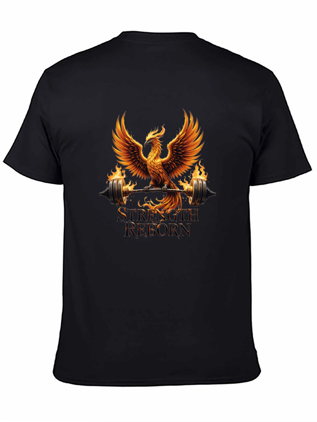 Strength Reborn Phoenix Graphic T-Shirt