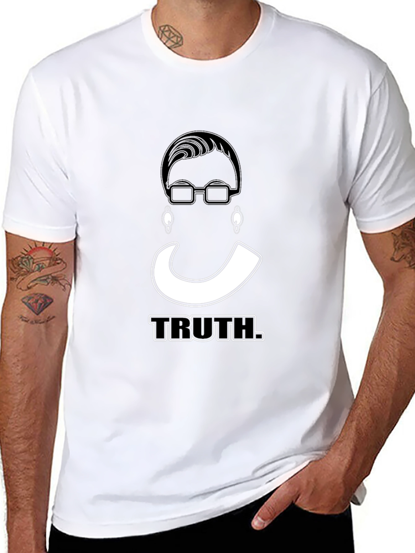 Truth Graphic Tee - Stylish Black T-Shirt