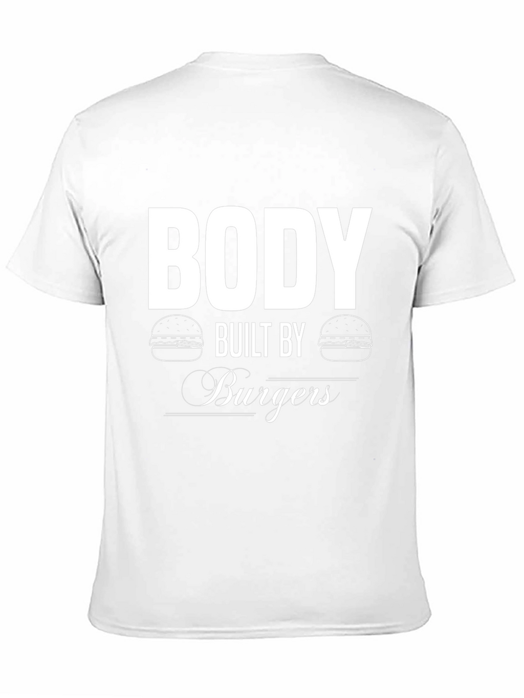 Body Built By Burgers Black T-Shirt