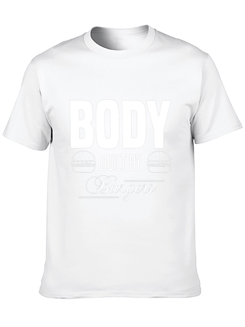 Body Built By Burgers Black T-Shirt