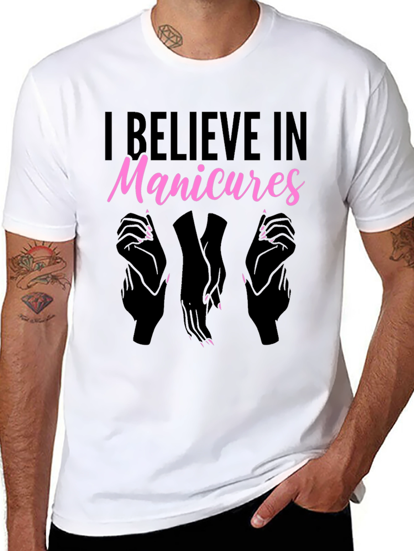 I Believe In Manicures T-Shirt