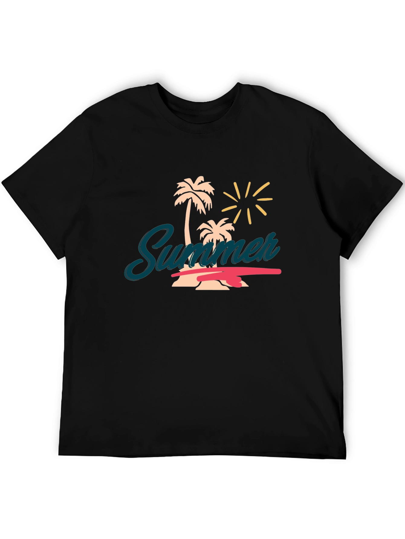 Summer Palm Tree Graphic Tee - Vacation Ready!