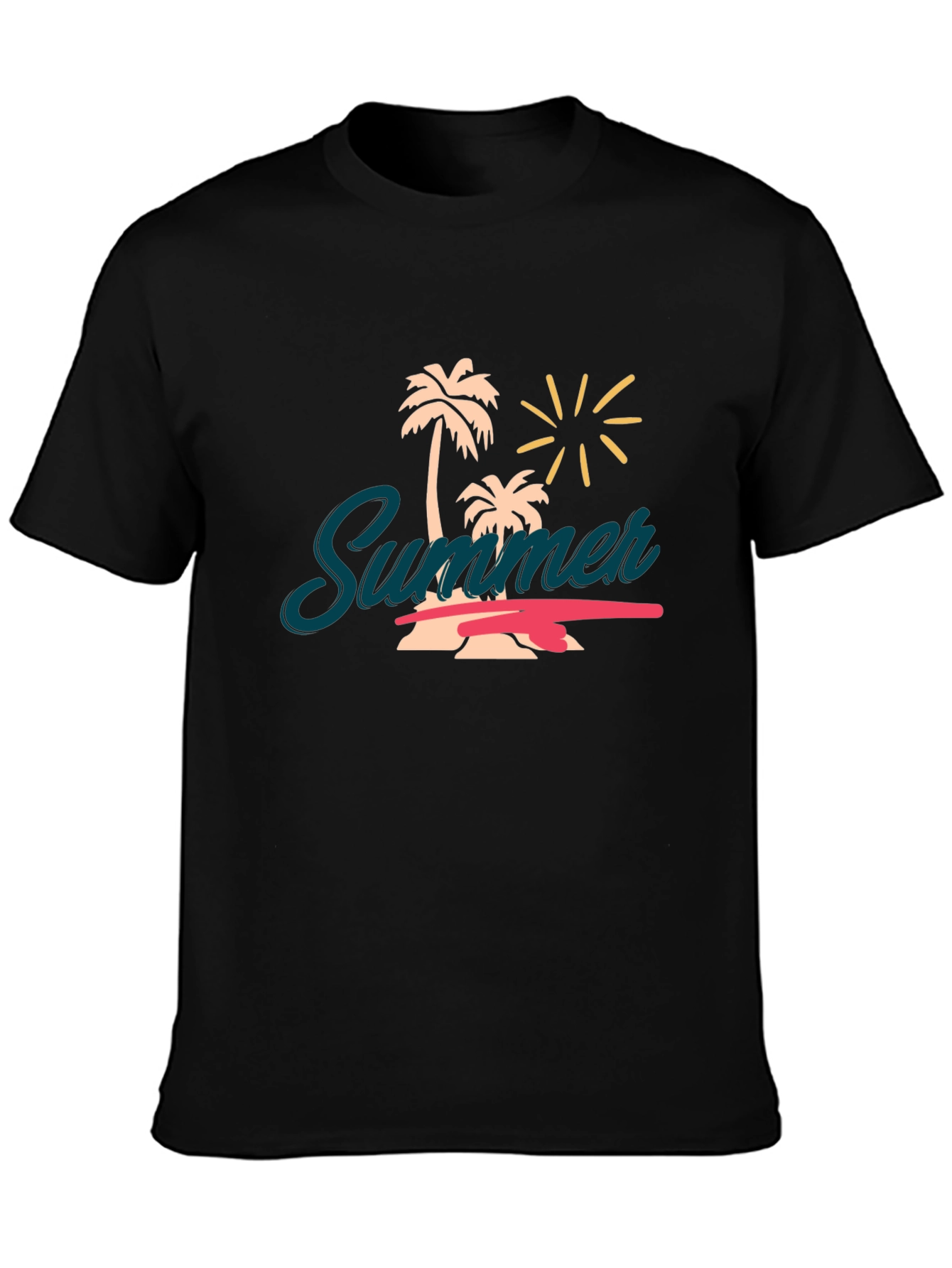 Summer Palm Tree Graphic Tee - Vacation Ready!
