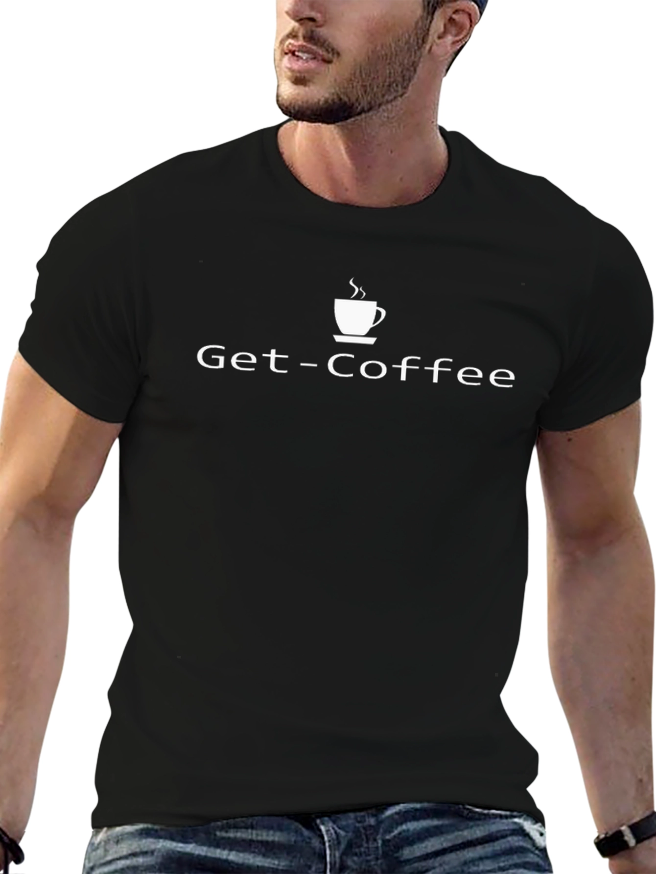 Get-Coffee Graphic Tee | Soft Cotton T-Shirt