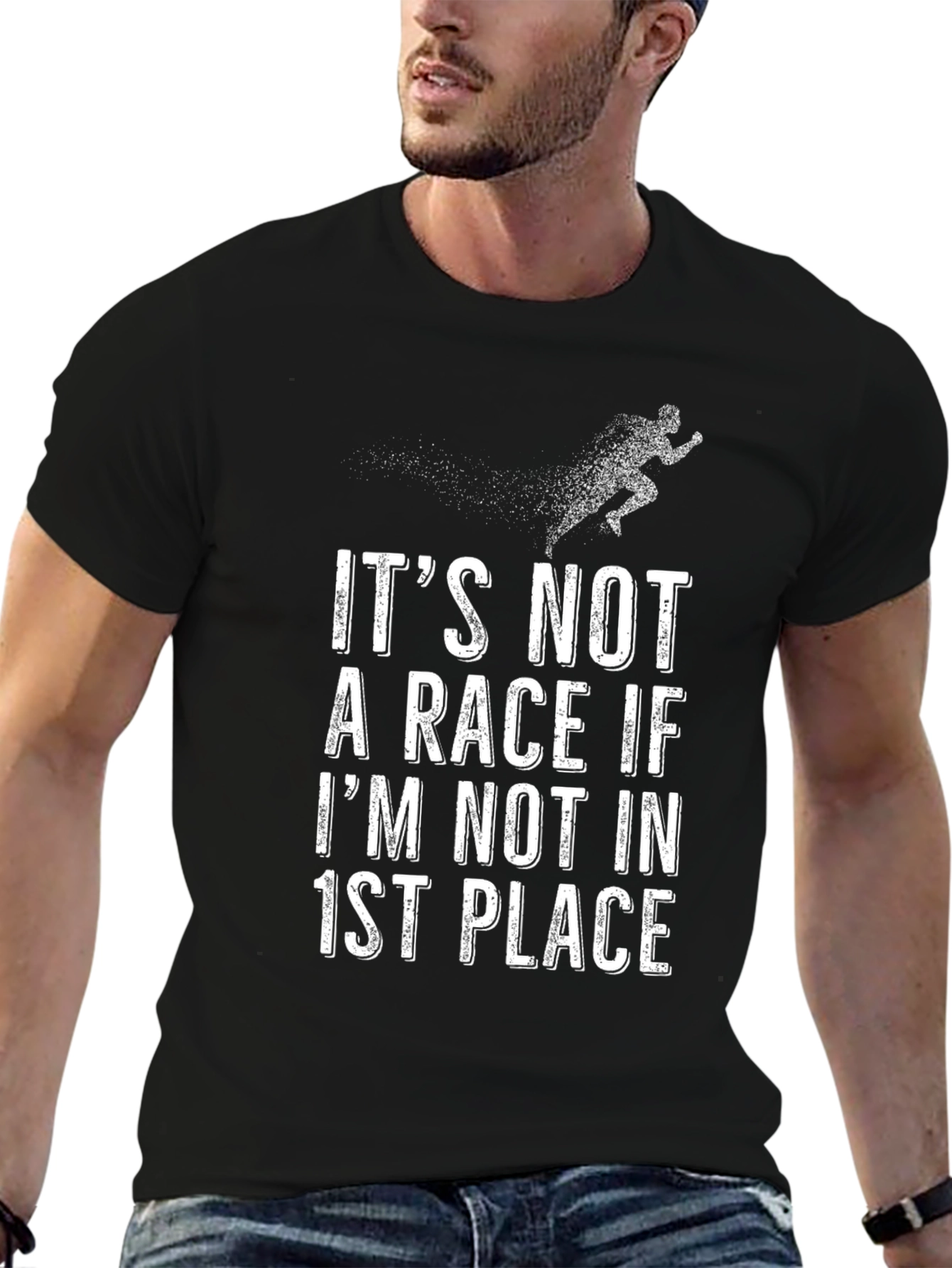 Funny Running T-Shirt: Its Not a Race if...