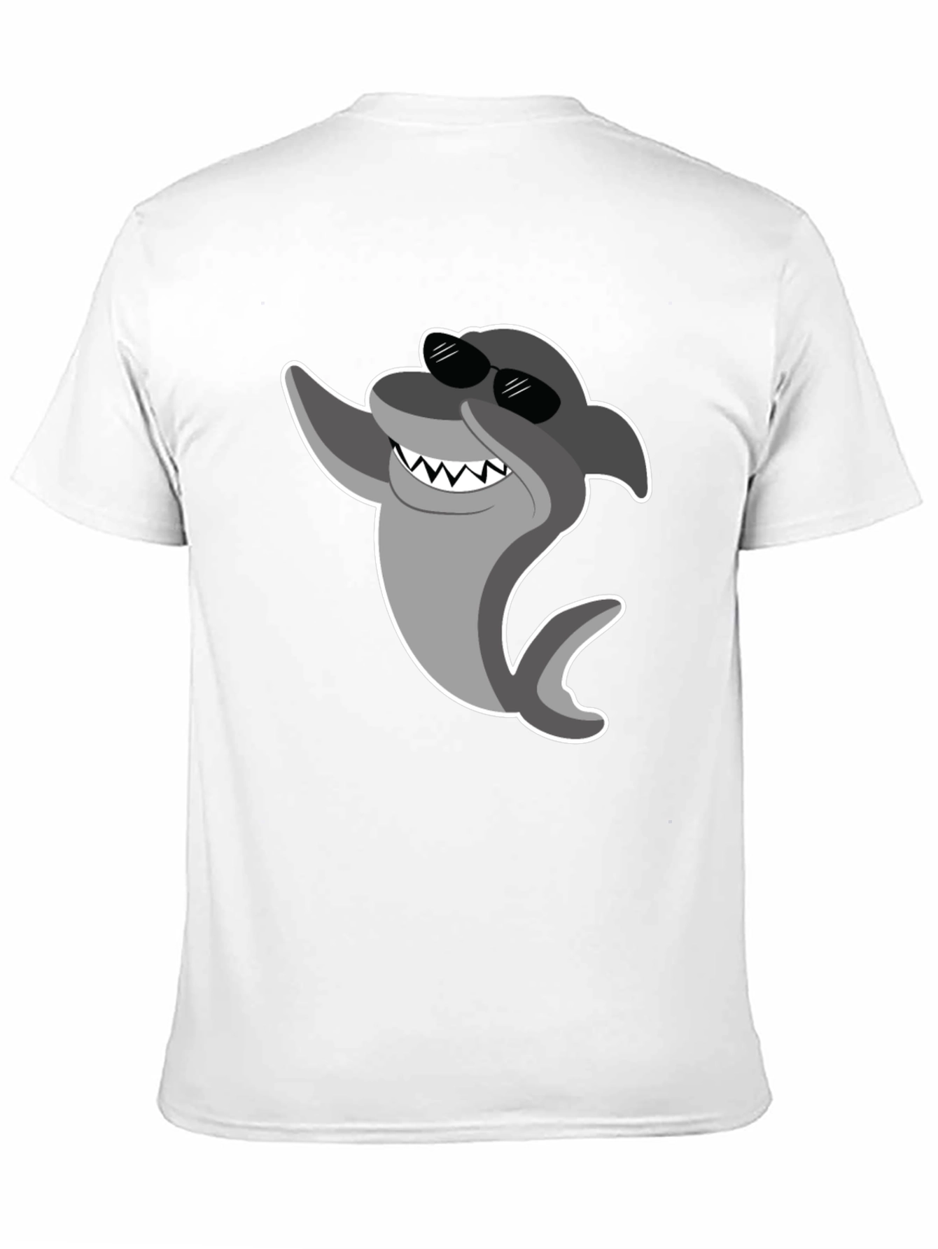 Cool Shark Graphic T-Shirt - Black Cotton Tee