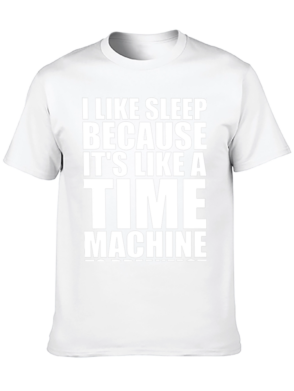 I Like Sleep Time Machine Black Graphic T-Shirt