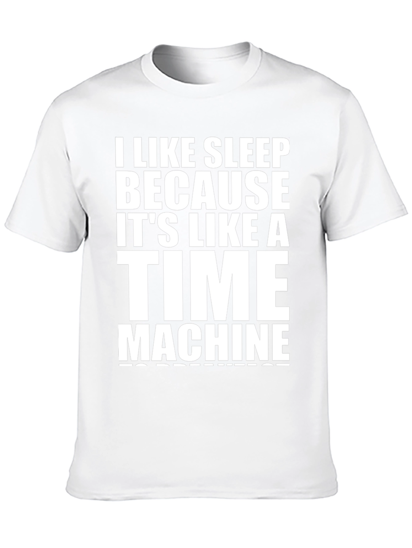 I Like Sleep Time Machine Black Graphic T-Shirt