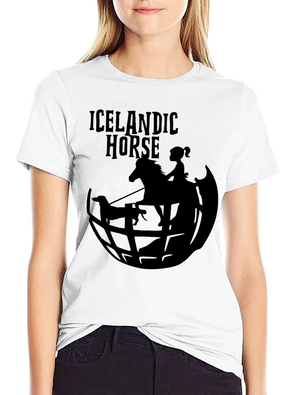 Icelandic Horse Graphic Tee - Unique Design