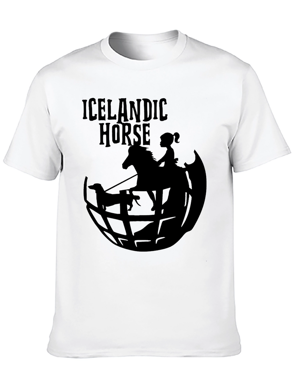 Icelandic Horse Graphic Tee - Unique Design