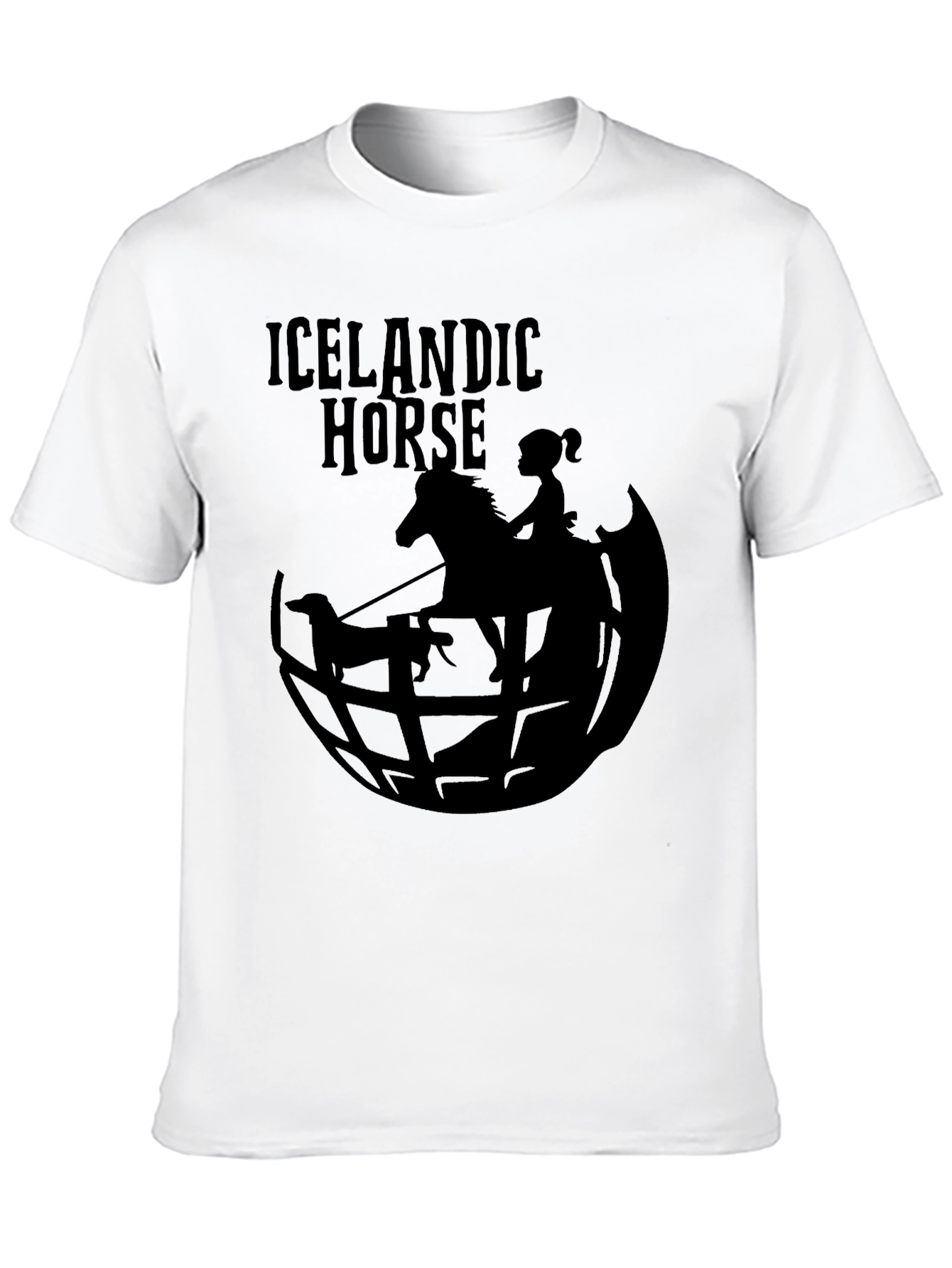 Icelandic Horse Graphic Tee - Unique Design