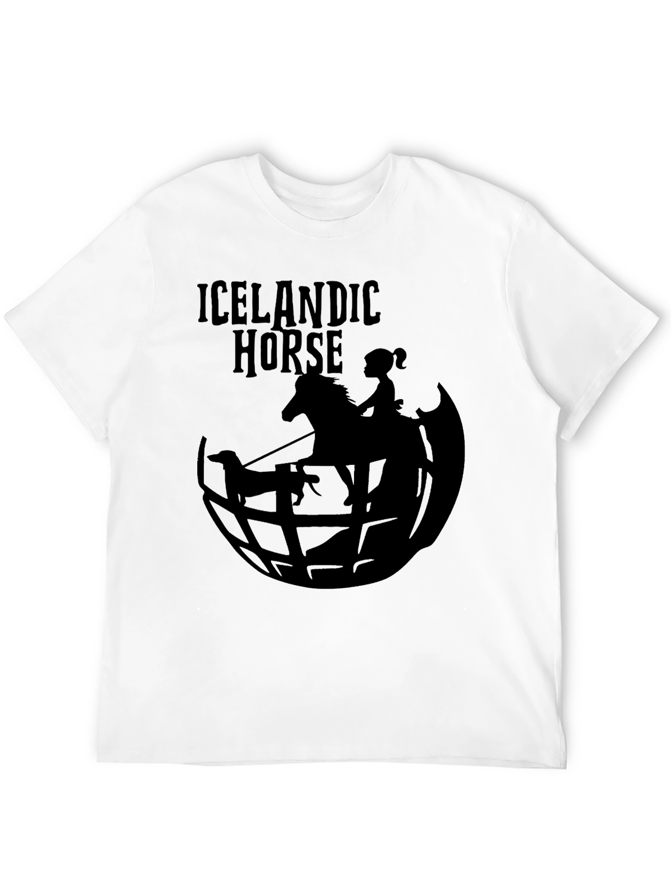 Icelandic Horse Graphic Tee - Unique Design