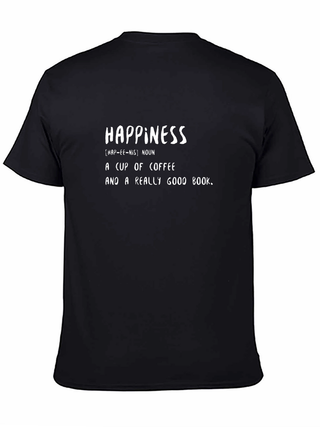 Happiness Defined Graphic T-Shirt - Coffee & Books