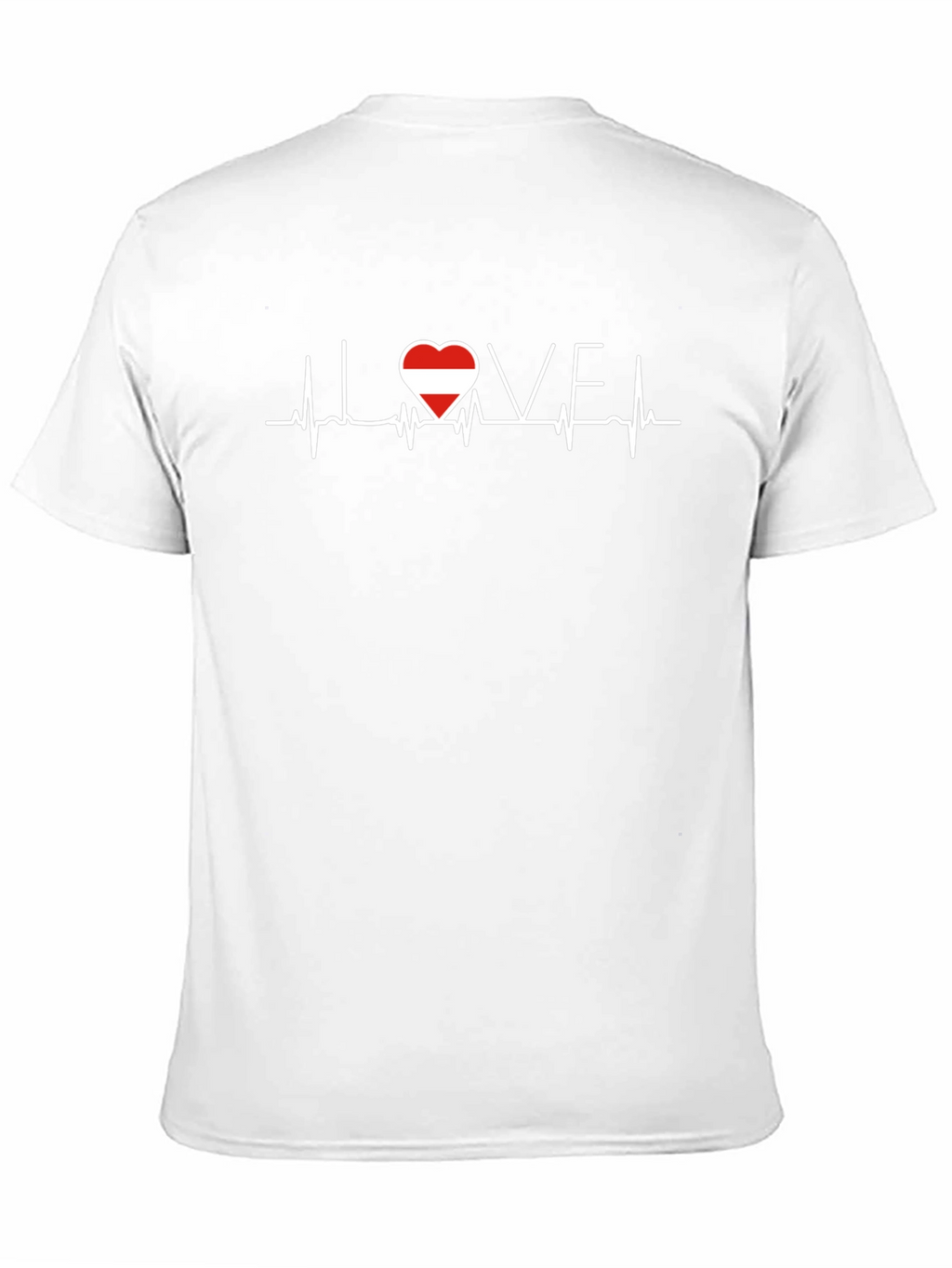 Love Austria Heartbeat Graphic T-Shirt