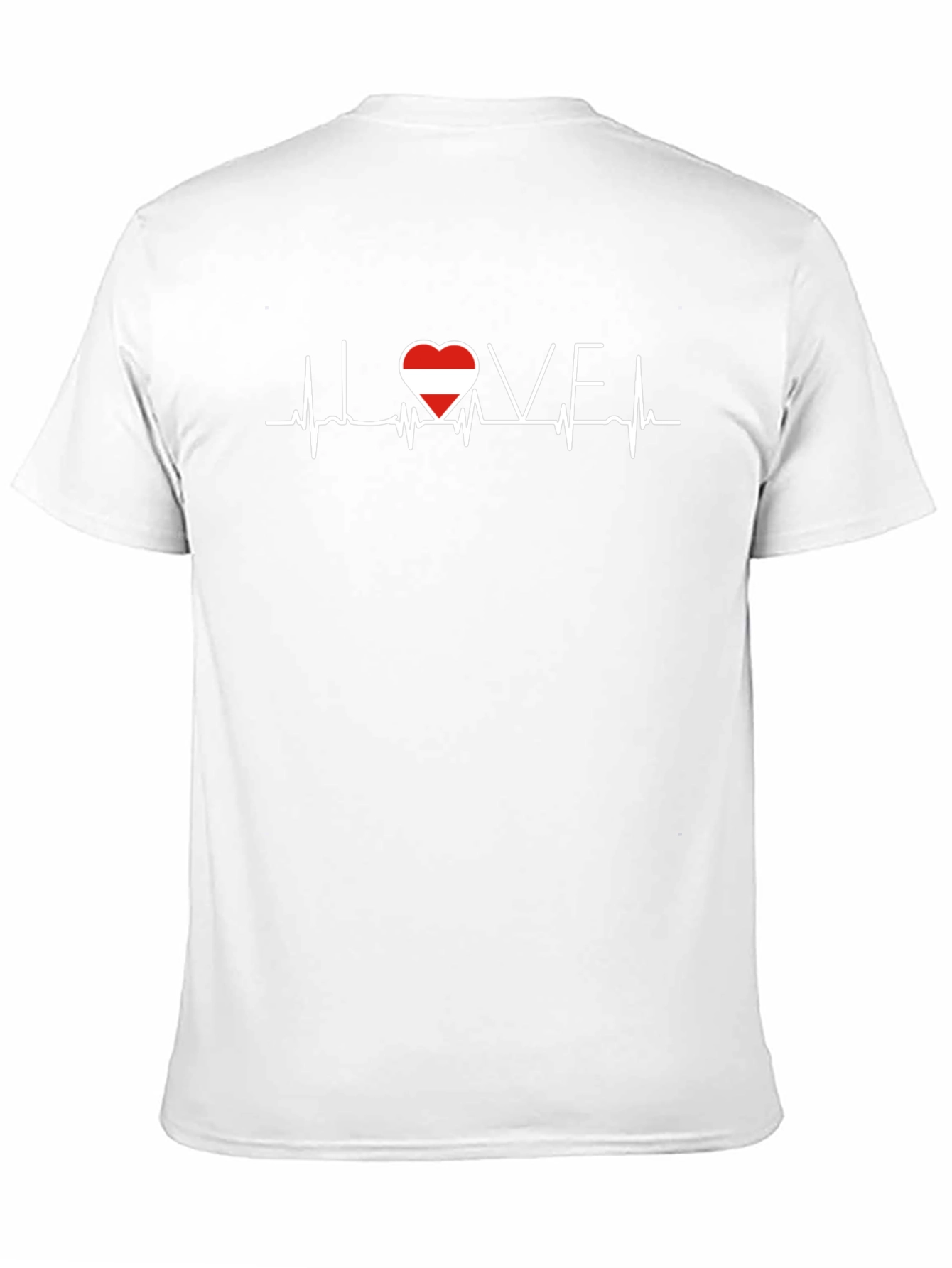 Love Austria Heartbeat Graphic T-Shirt