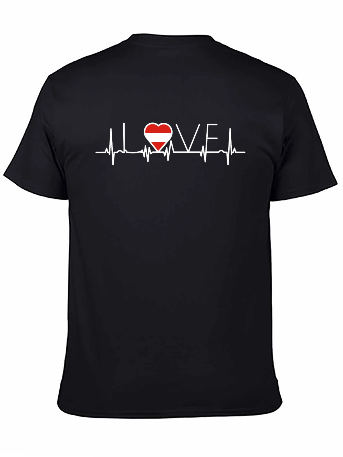 Love Austria Heartbeat Graphic T-Shirt