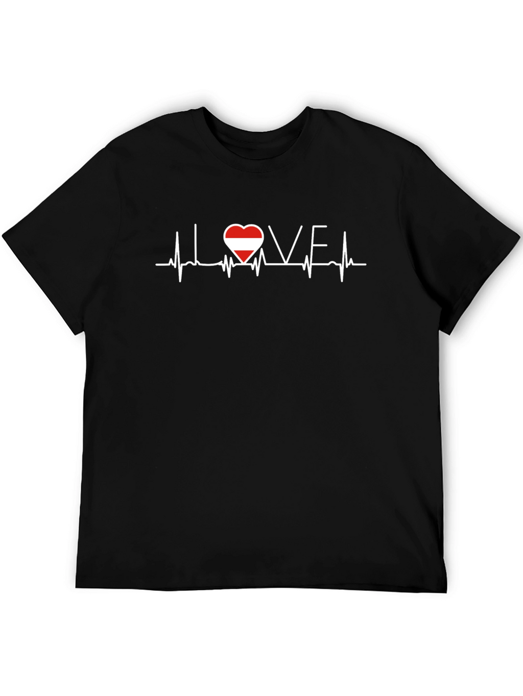 Love Austria Heartbeat Graphic T-Shirt