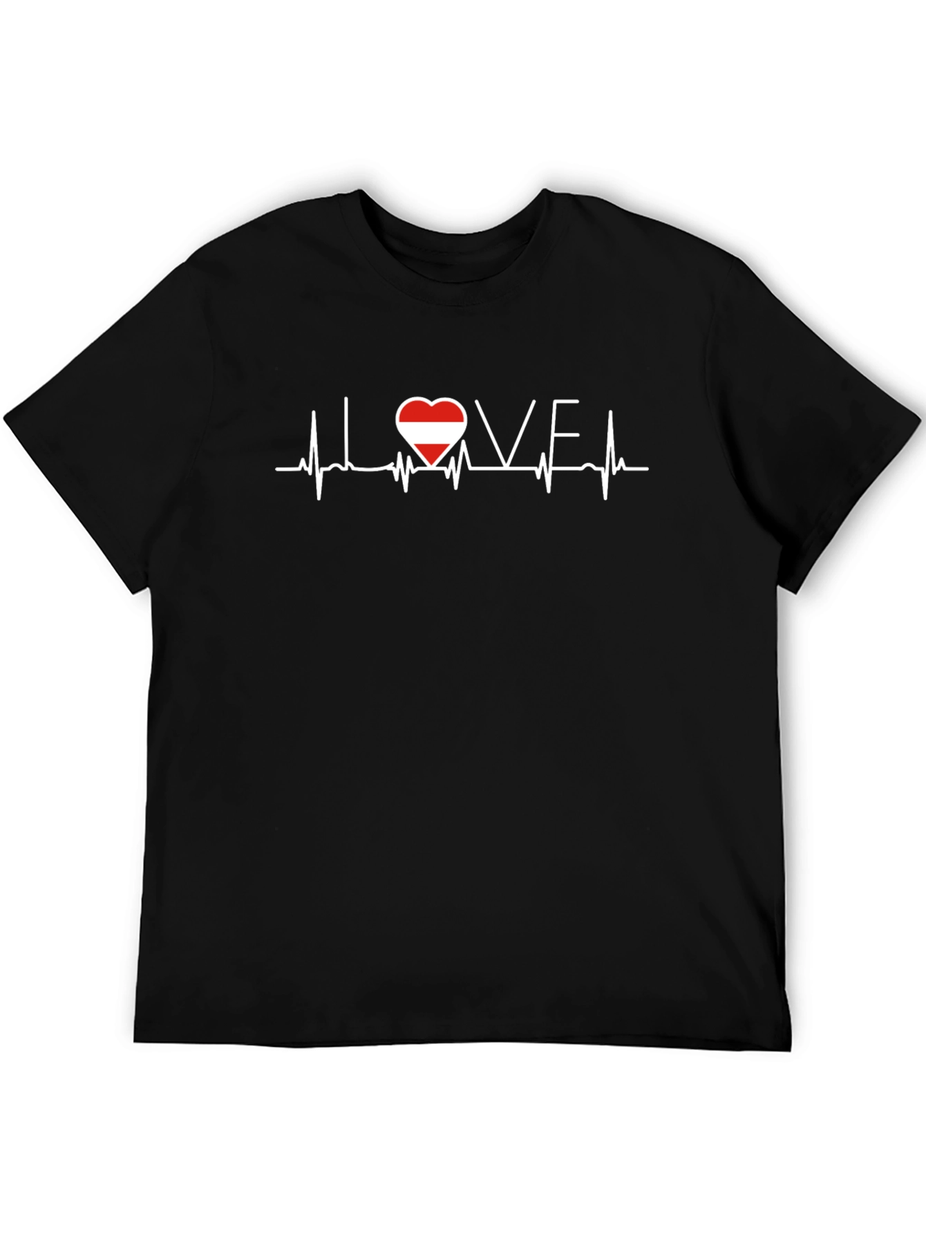Love Austria Heartbeat Graphic T-Shirt