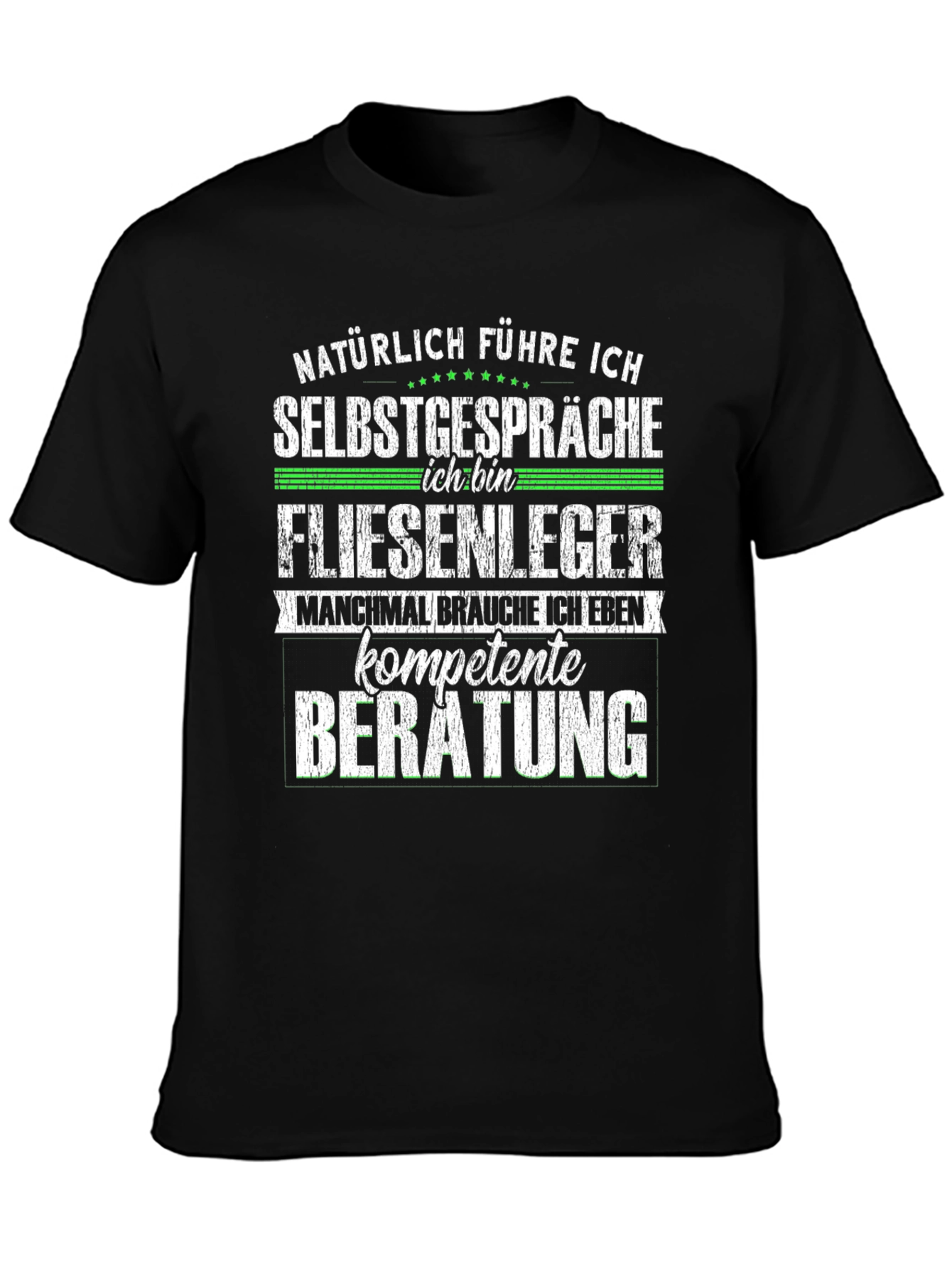 Funny Tile Setter T-Shirt - Self Talk Expert