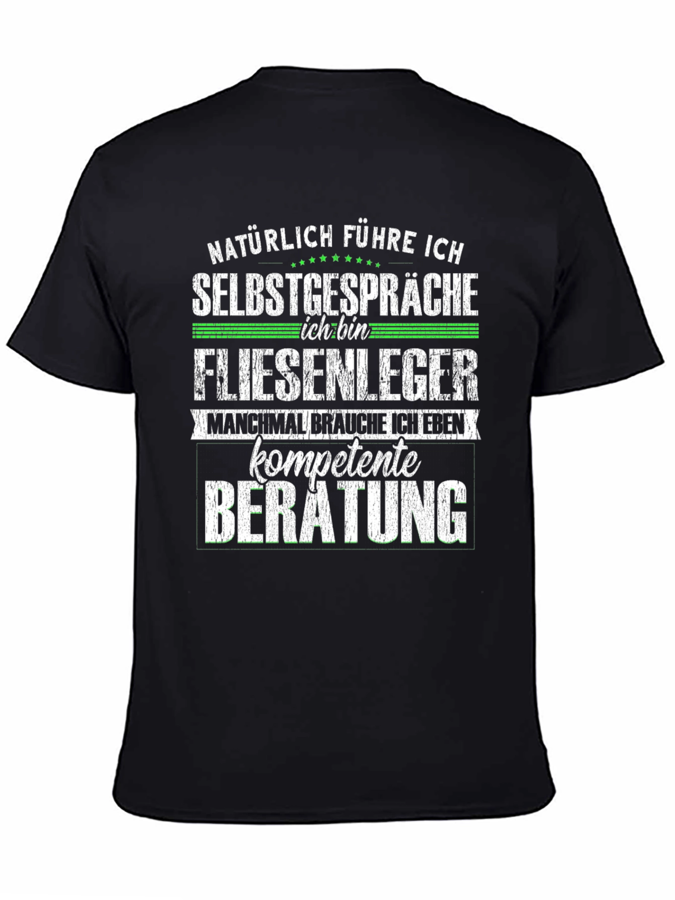 Funny Tile Setter T-Shirt - Self Talk Expert