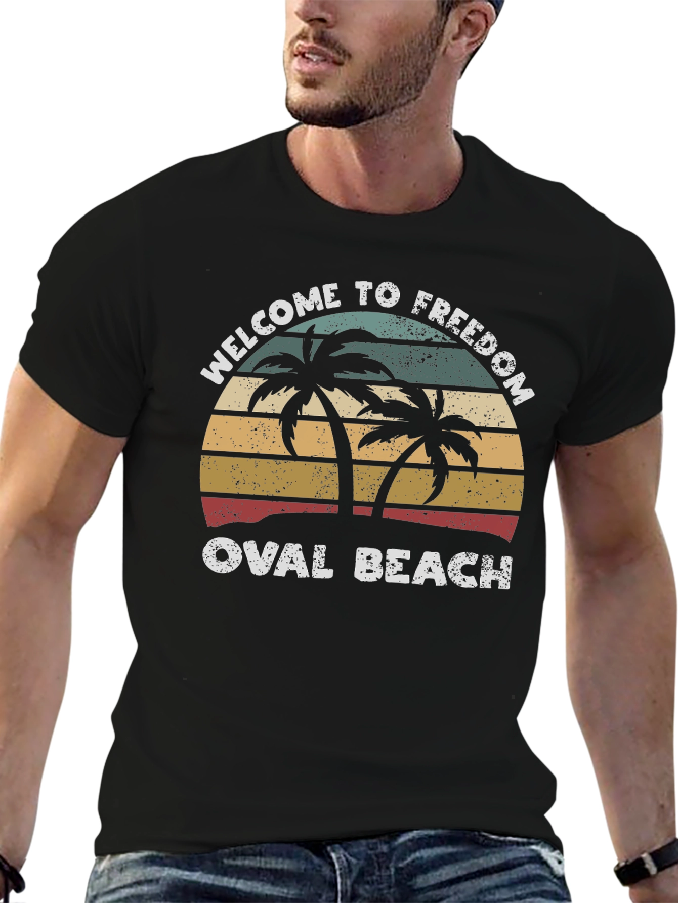 Welcome to Freedom Oval Beach T-Shirt