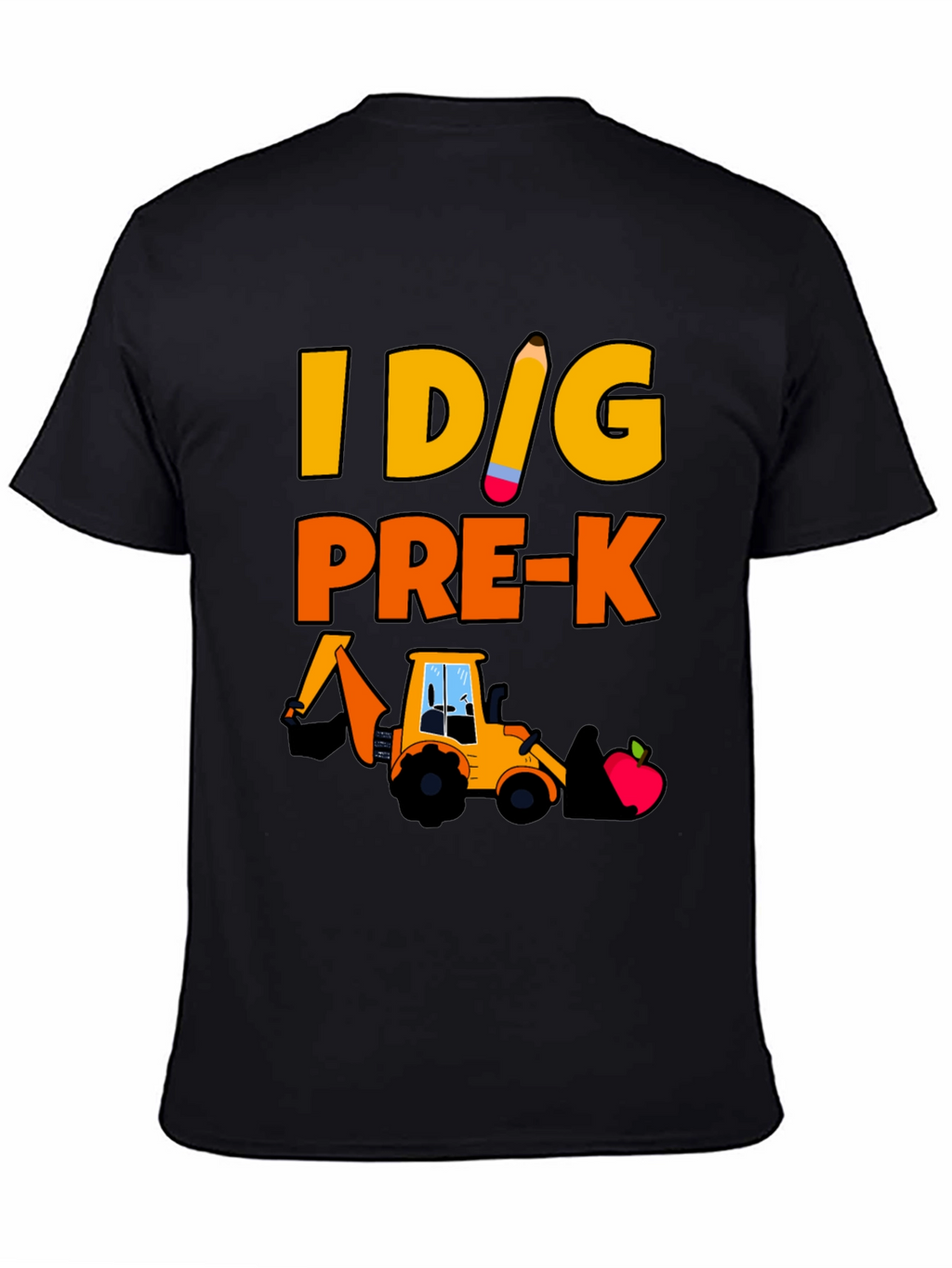 I Dig Pre-K T-Shirt - Construction Themed Teacher Tee