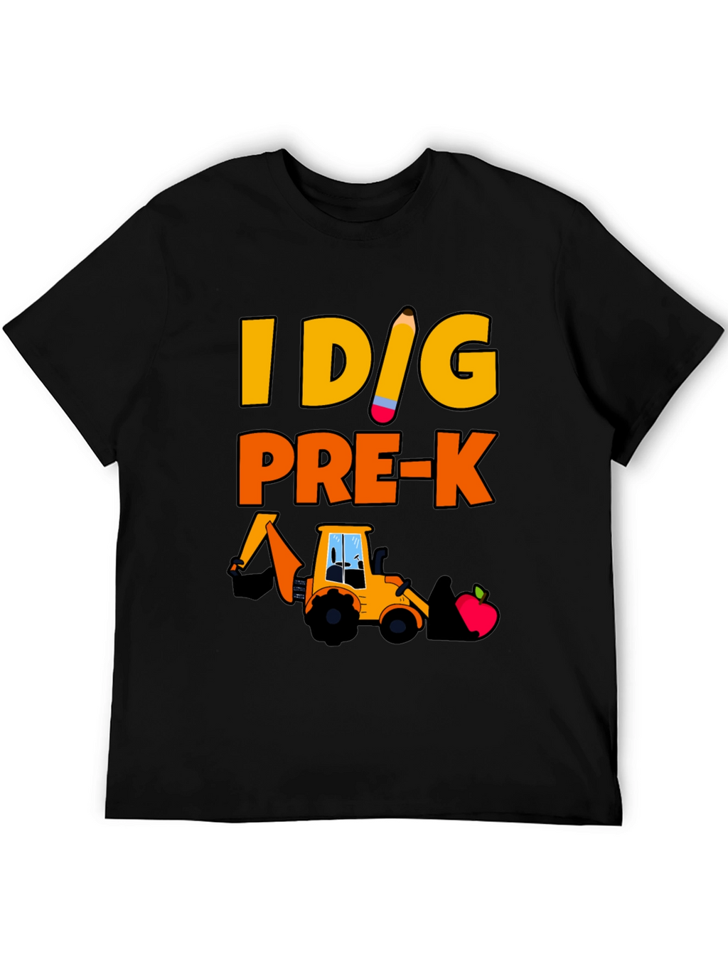 I Dig Pre-K T-Shirt - Construction Themed Teacher Tee