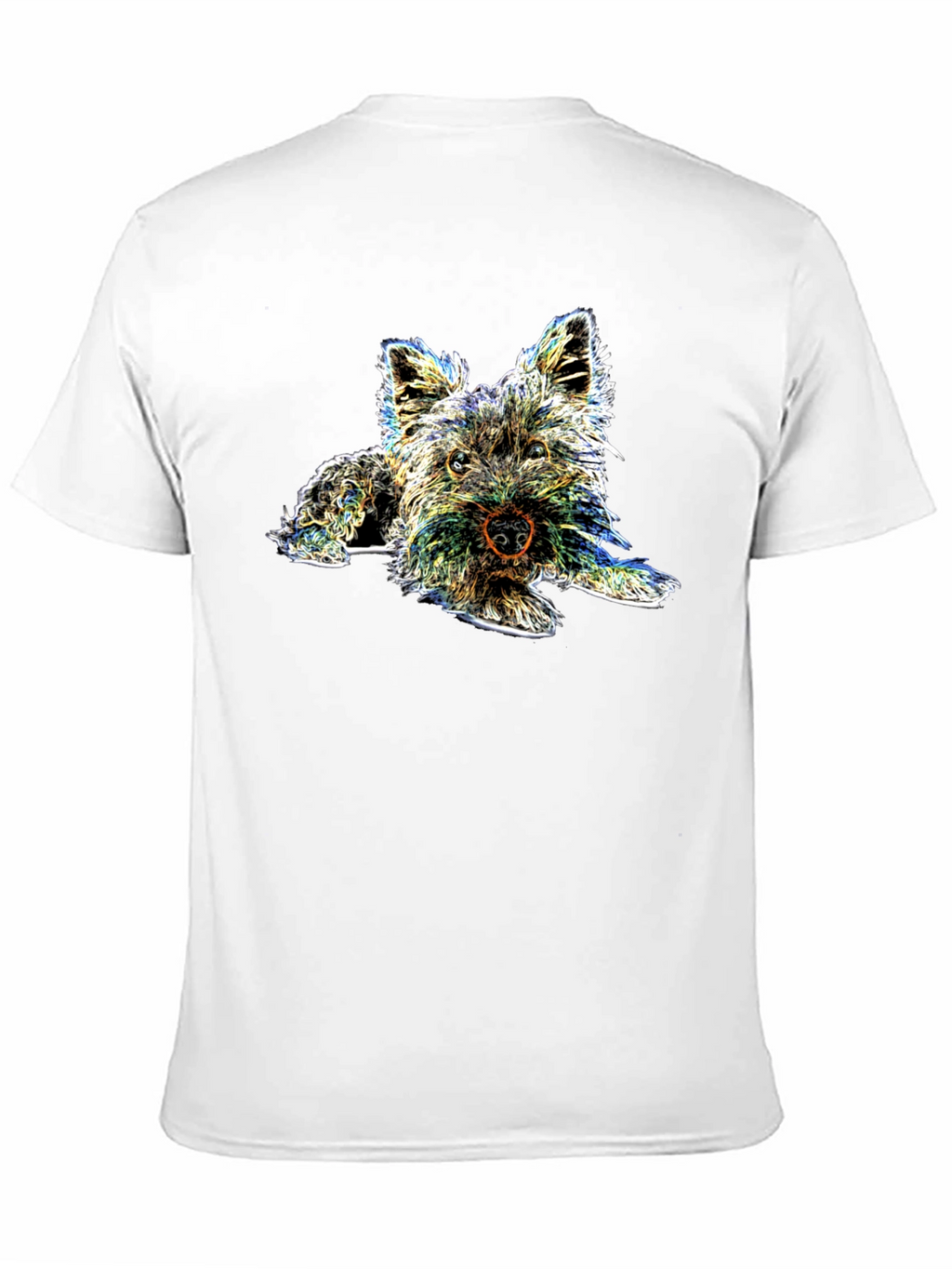 Dog Graphic T-Shirt - Black