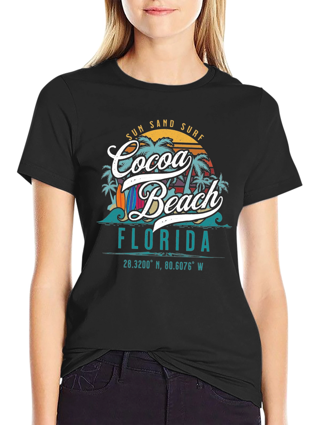 Cocoa Beach Florida Graphic T-Shirt